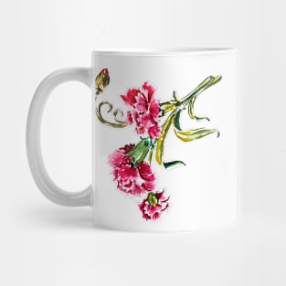 carnations flowers Mug